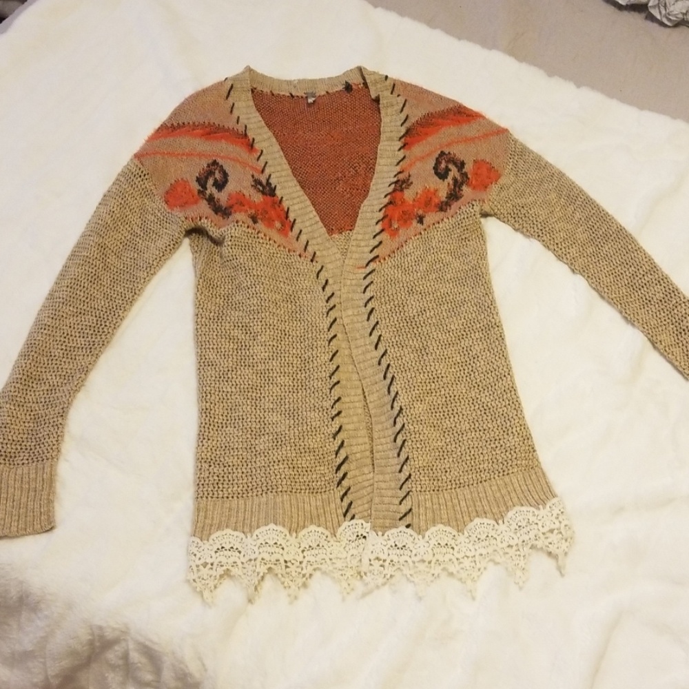 Tan Cardigan